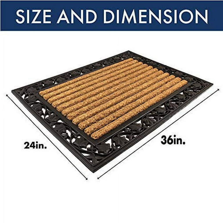 Notrax C04S2436IL - Ivy Leaf Cocoa Mat - 24 x 36 Inches - Ivy Leaf