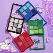 KimChiChic Beauty Jewel Collection Shadow Palette, 9 Pigmented Blendable Long Lasting Shadow Palette, Includes Jewel Stickers, Ruby