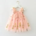 thumbnail image 2 of Jinhomg Cute Tutu Dress for Girl Fashion Sleeveless Midi Tulle Dresses 2025 Novelty Mesh Butterfly Wings Dress Puffy Flower Girls Bridesmaid Wedding Dresses Pink 2 Years, 2 of 4