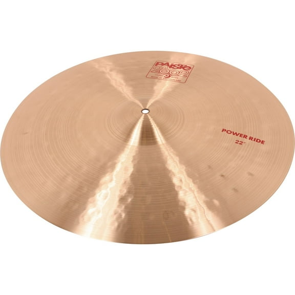 Paiste 1062922 22 Inch 2002 Series Power Ride Cymbal With Controlled Intensity