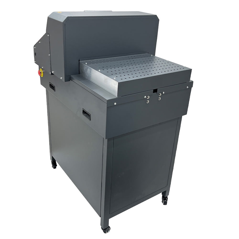 Electric Paper Cutter Guillotine Numerical Stand Paper Cutting Machine Heavy Duty Paper Trimmer 110V