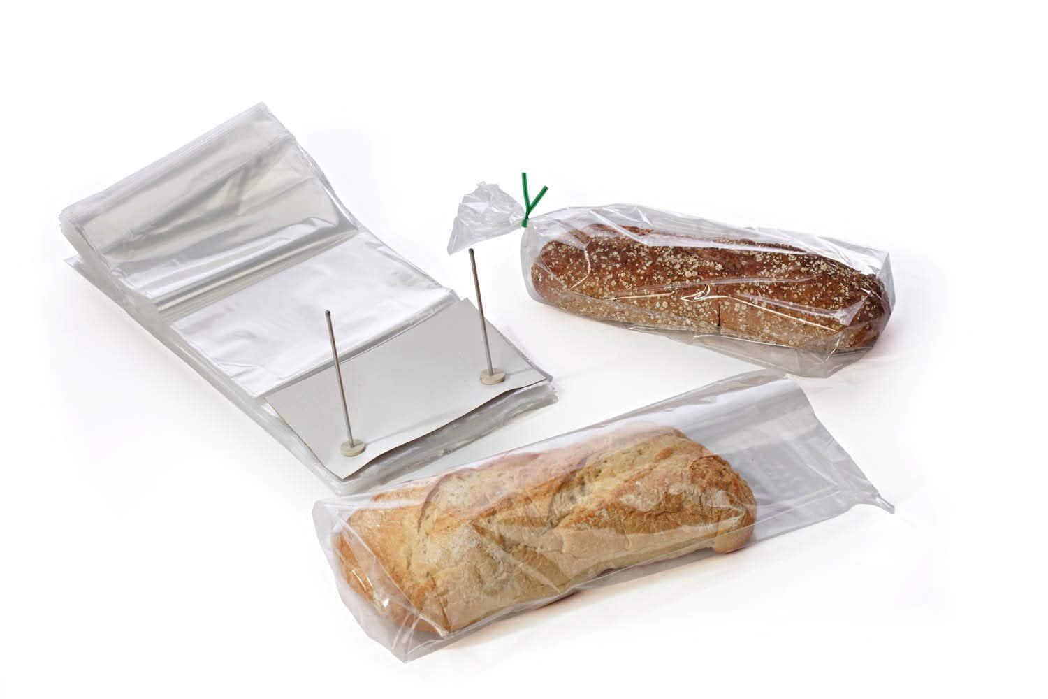 Pack of 1000 MicroPerf Bread Bag 13 x 24 + 1 1/2 LPClear Polypropylene