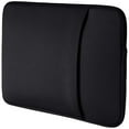 thumbnail image 2 of RAINYEAR 11-11.6 Inch Laptop Sleeve Case Soft Carrying Computer Bag Cover with Front Pocket & Accessories Pouch,Compatible with 11.6 MacBook Air for 11" Notebook Tablet Ultrabook Chromebook(Black), 2 of 7
