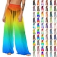thumbnail image 1 of Pincandy Women's Cover Up Pants Sheer Sarong Coverups Summer Boho Beach Pant Elastic Waist Palazzo Cover Up Pants, 1 of 7