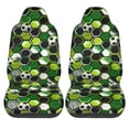 thumbnail image 2 of Fotbe Soccer1 Pattern Automotive Seat Covers for Cars Trucks and SUVs – Car Seat Covers for Front Seats,Protective Seat Covers,Vehicle Seat Covers, Set of 2, 2 of 9