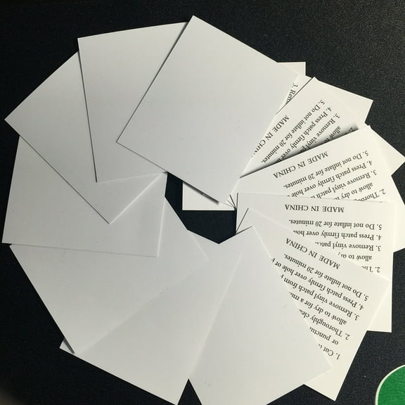 Raindrops PVC Repair Patches for Inflatable Products 10 Pieces Patch Pack for Repairing Use