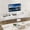 White, variant on Wall Mounted Floating TV Stand Modern Media Console with 2 Drawers 1 Silent Door for Living Room Home Office (Black 140CM/55.1'')