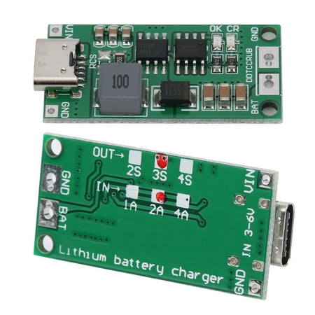 

ANGGREK DDTCCRUB 3S‑2A Step Up Boost Li‑ion Battery Charger Module Battery Charger Board
