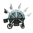 thumbnail image 5 of Monbebe Everyday Outings Wagon Stoller, Watercolor Geo, Toddler, Unisex, 5 of 28