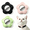 Black + Pink + Avocado Green, variant on SENHAWK 3 Pack 3D Flower Waterproof AirTag Holder, Soft Silicone Full Cover Pet Collar Case Compatible with AirTag 1st/2nd Gen, Anti-Lost Tracker Cover for Dogs Cats Small Medium Large Pets