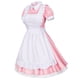 thumbnail image 4 of Conjunto de Disfraz de Criada Lolita Wannsee Cosplay Rosa Talla L, 4 of 8