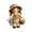 A003- Style C, variant on DIY Felt Doll Sewing Kit Complete 10 Pieces Craft Supplies Set for Beginner Hand Sewing Plush Doll Making Great for Weekend Hobby and Handmade Gift for Kids Adults Craft Lovers