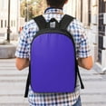 thumbnail image 5 of Disketp Darkblue School Backpack, Lightweight Basic Middle School Bookbags 17 Inch Casual Daypack for Student College, Travel or Outdoor, 5 of 6