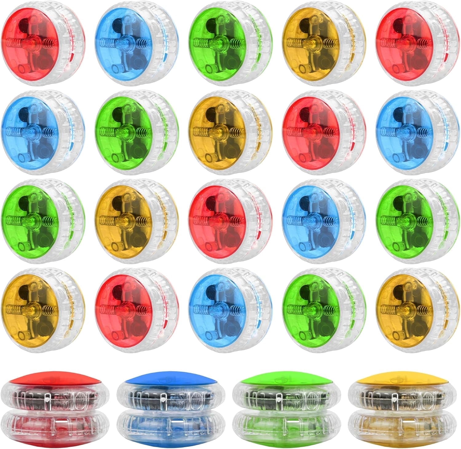 KatchOn, Multicolor, Light Up Yoyos - Pack of 24 | LED Yoyo Bulk,  Birthday Party Favors for Kids | Summer Party Favors |  Party Favors for Kids