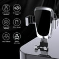 thumbnail image 5 of Baohd Car Phone Holder 360掳Rotatable Adjustable Air Outlet Mobile Bracket Non-slip Universal Smartphone Stand, Dark Blue, 5 of 5