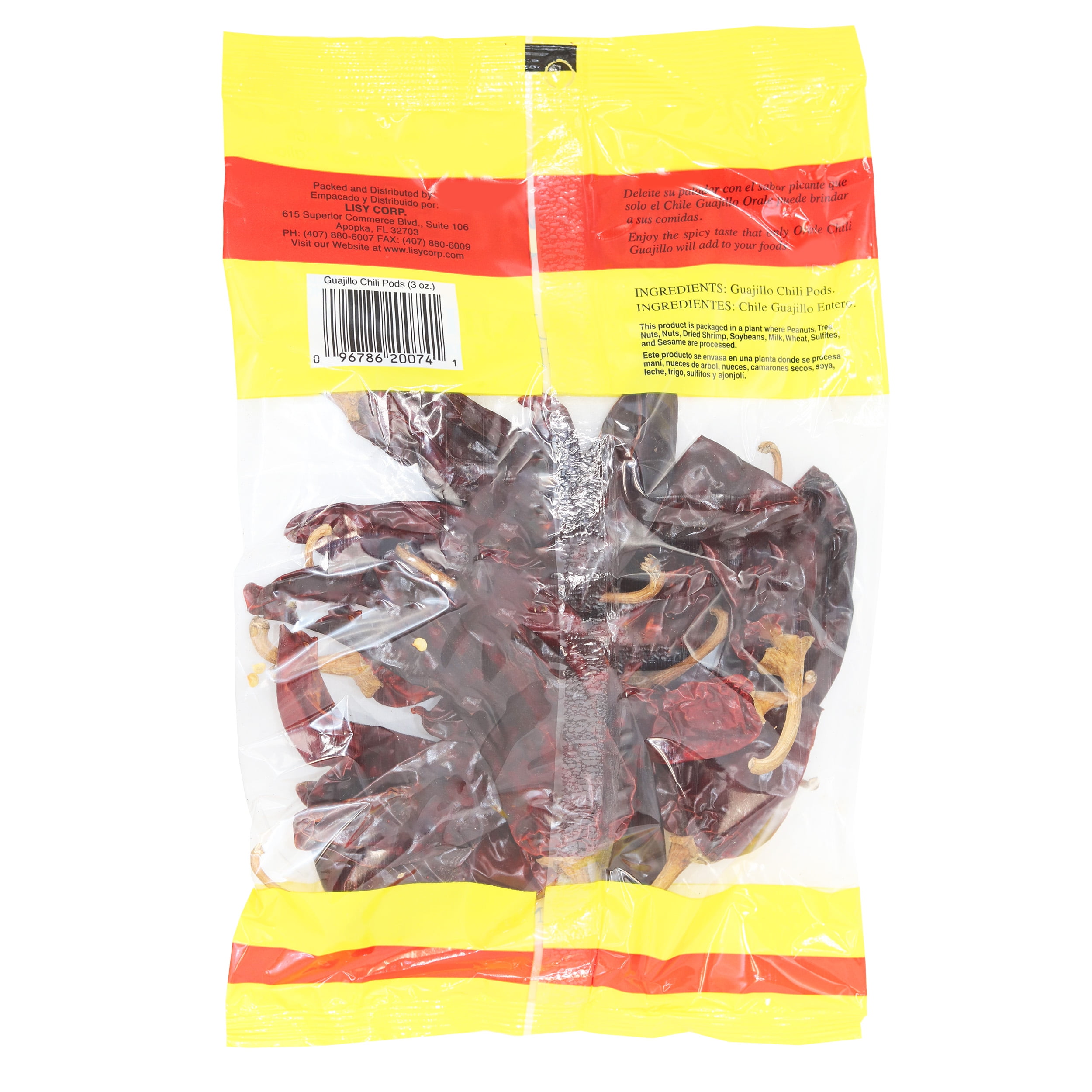 El Charrito Whole Guajillo Chile Pods, 3 oz