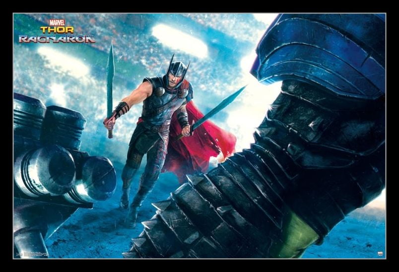Thor Ragnarok - Arena Thor Poster Print - Walmart.com - Walmart.com