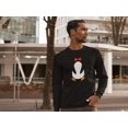 thumbnail image 3 of Old Glory Mens Halloween Penguin Costume Long Sleeve Graphic T Shirt, 3 of 6