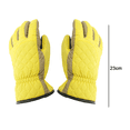 thumbnail image 2 of Ladies Mesh Simple Winter Ski Gloves Waterproof Warm Windproof,Yellow, 2 of 5