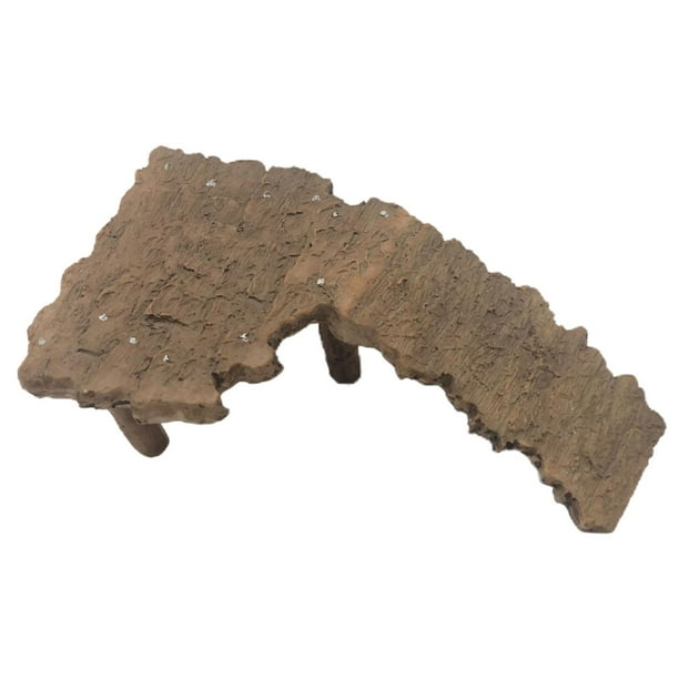 Muelle de resina para tortugas, para tomar el sol, rampa, patio de 16x9x6cm A Yuyangstore Plataforma para tomar el sol de tortugas