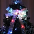 thumbnail image 3 of Skksst Christmas Ribbon Fairy Lights 6.5-16.4ft LED String Lights Xmas Tree Ornaments DIY Decoration, 3 of 5
