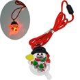 thumbnail image 4 of LKWLPD Christmas Light Up Necklace Christmas Pendant Rope Led Light Santa Claus Glow Necklace Led Necklace Cute Deer Snowflakes Christmas Necklace Jewelry for Women, 4 of 4