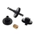 thumbnail image 2 of RC Metal Steel Center Gearbox Gears Set Durable for 1:18 Model Car DIY Parts, 2 of 8