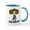 White/Blue Inside, variant on CafePress - Peppermint Patty Bad Hair Day Mugs - 11 oz Ceramic Mug - Novelty Coffee Tea Cup