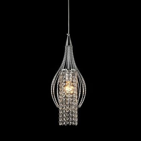 - Warehouse of Tiffany Xyza 1 Light Crystal Chandelier