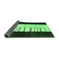 thumbnail image 2 of Ahgly Company Indoor Square Abstract Emerald Green Contemporary Area Rugs, 4' Square, 2 of 4