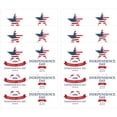 thumbnail image 1 of WREESH Independence Day Waterproof Sweat Face Tattoo Sticker Decoration Props, 1 of 1