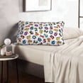 thumbnail image 5 of Plush Throw Pillow Covers, colorful numbers Pillow Cases with Invisible Zipper, Breathable Microfiber Pillow Cases Standard Size for Sleeping Bedroom Sofa Living Room 16x24, 5 of 5