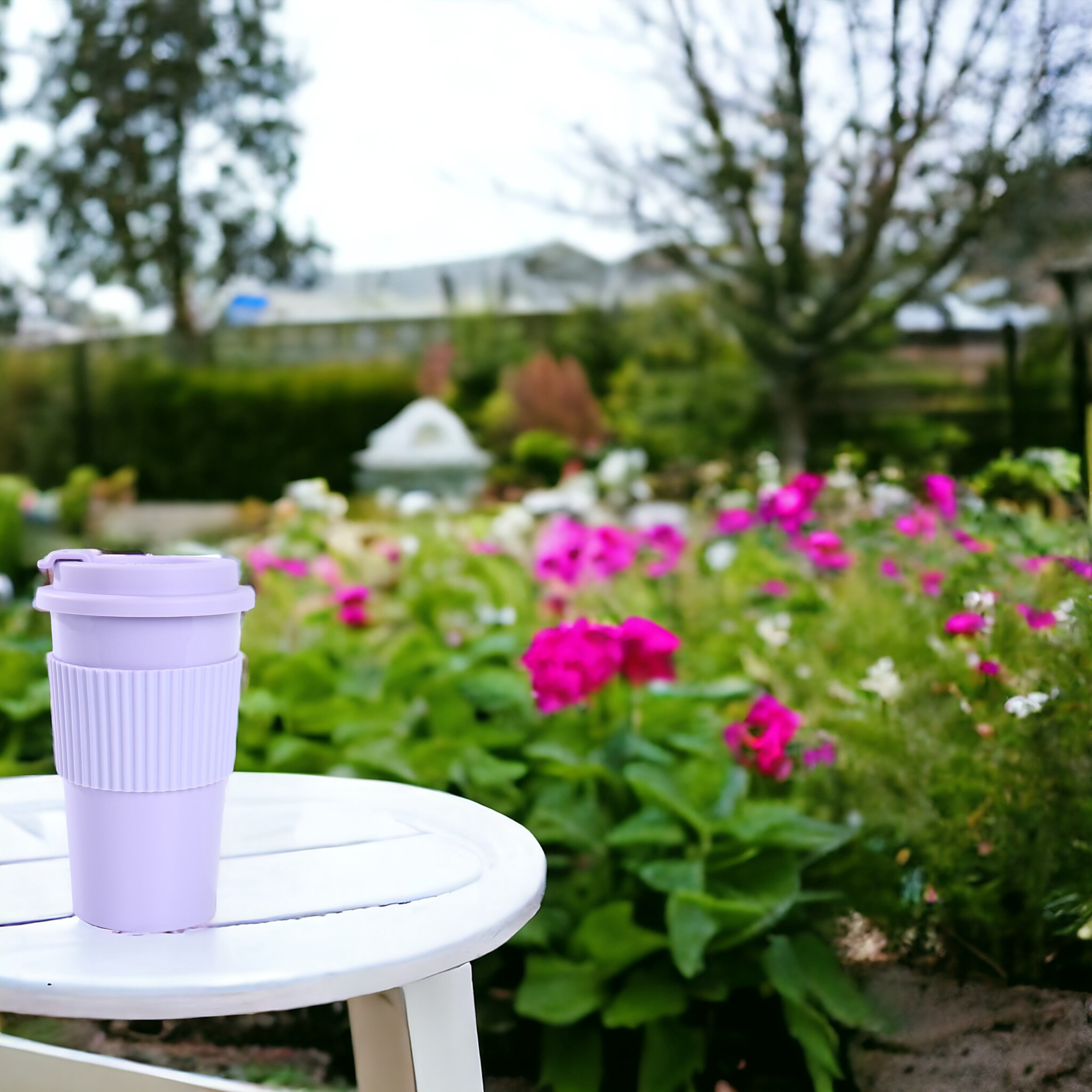(2 pack) MS $1 COFFEE CUP LILAC WITH TPU HOLDER