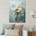 thumbnail image 2 of Designart "Apple Blossom Monochromatic gracefulness XIX" Floral Metal Wall Art, 2 of 5