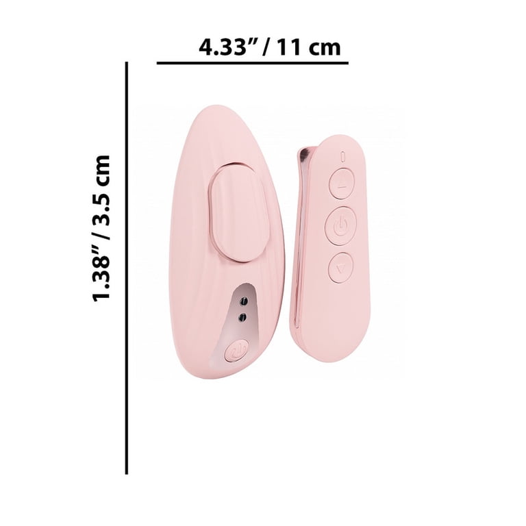 Loveline Celeste Rechargeable Silicone Panty Vibrator with Remote Control,  Pink - Walmart.com