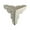 Silver-849, variant on Popular Picks, Antique Stair Dust Corners, 100PCS Wooden Edges, Screw-Attachable, Vintage Guard, For Stairs, Decorative Trim, 25mm Radius, Home Renovation SOPABCP New Release | Metal, Gold
