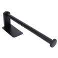 thumbnail image 3 of No Holes Roll Paper Holder Stainless Steel Paper Towel Rack for Bathroom Black, 3 of 8