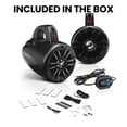 thumbnail image 6 of BOSS Audio Systems BM40AMPBT Marine 4” Waketower Speaker, Bluetooth Weatherproof, 6 of 19