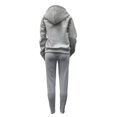 thumbnail image 5 of TNOBHG Sweatshirt Pants Set 2pcs/set Women Spring Casual Outfit Hooded Long Sleeve Sweatshirt Joggers Pants Set Long-sleeve Hooded Casual Set, 5 of 8