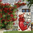 thumbnail image 4 of Home Decor Valentine'S Day Garden Flag Outdoor Dating Party Decoration Flag Print Door Welcome Flag Flags_ Banners & Accessories Valentines Day Decorations, 4 of 5