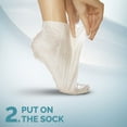 thumbnail image 5 of Amope Pedimask Foot Sock Mask (1 Pair), Blend of Moisturizers Lavender Oil Essence, 5 of 11