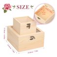 thumbnail image 2 of Caja de anillos Caja de madera para almacenamiento de joyas de regalo 20*20 cm, 2 of 8