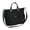 Black, variant on Stylago Canvas Tote Bags for Women and Men Multiple Pockets Crossbody Purses Top Handle Shoulder Bag for College Shopping Travel Black