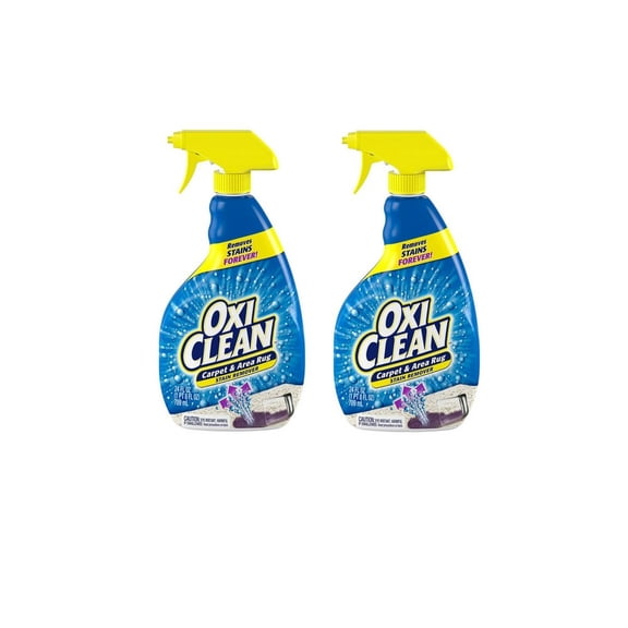 OxiClean Carpet and Area Rug Stain Remover Spray, 24 Ounce 2 Pack C67