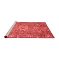 thumbnail image 2 of Ahgly Company Machine Washable Indoor Rectangle Oriental Red Traditional Area Rugs, 7' x 9', 2 of 4