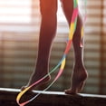 thumbnail image 4 of OULII 10Pcs Dance Ribbons Multi Colored For Children In Artistic Dance And Physical Training, 4 of 8