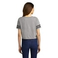 thumbnail image 2 of District Adult Female Women Electric Heather T-Shirt H Nickel/Black 2X-Large, 2 of 4