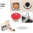 thumbnail image 3 of SEWCHICS Mini Kitchen Set Light Yellow Plastic For Immersive Roleplay Children Home Play 4pcs, 3 of 8