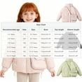 thumbnail image 3 of Veste pour Enfants, Doudoune d'Hiver Décontractée Épaissie Chaude Style Moyen Grand Court Garçons Filles, Vestes pour Filles, 3 of 9
