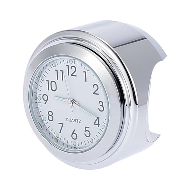22-25mm 7/8" a 1" Motocicleta Manillar Reloj Juego Blanco Panel